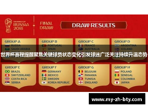 世界杯赛程提醒聚焦关键球员状态变化引发球迷广泛关注持续升温态势
